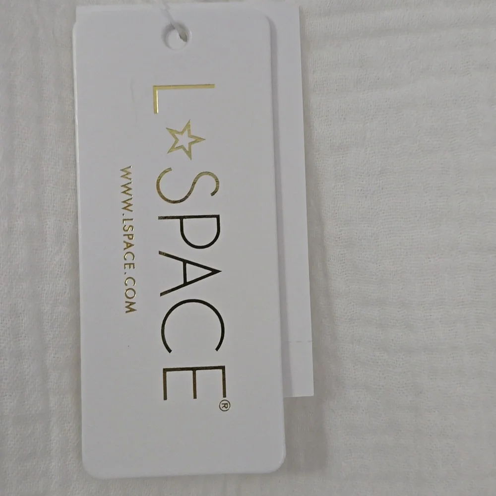 L*Space Elegant White Maxi Dress Sz Sm Nwt - Picture 7 of 8